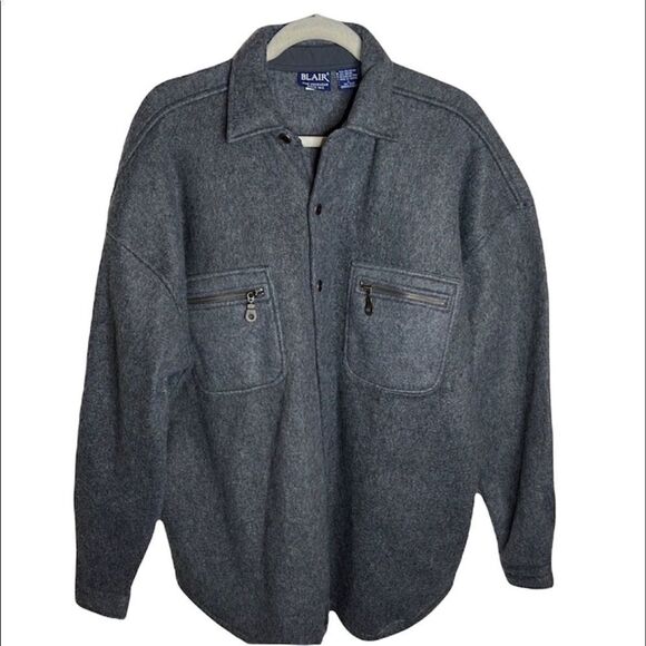 ❤️Blair rayon fleece button down Shacket - Picture 1 of 7